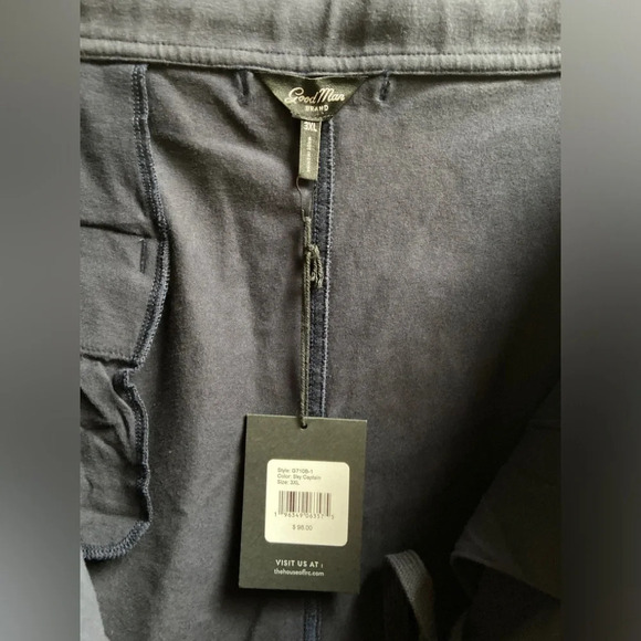 NWT Good Man soft Cotton blend royal blue shorts Sz 3XL - Picture 4 of 8